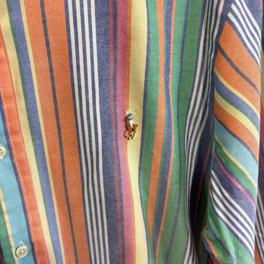 Polo Ralph Lauren Classic Fit Striped Oxford Shirt - Picture 6 of 10